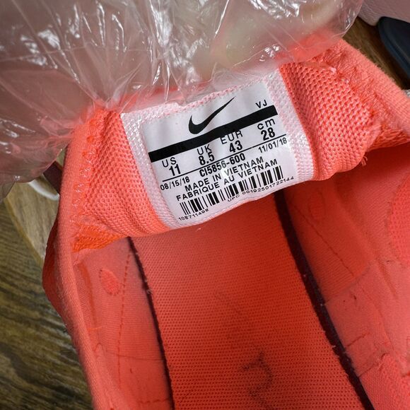 Nike Air Max 270 Shoes Womens Size 11 Bright Crimson Blue CI5856-600 Mesh - Picture 8 of 8